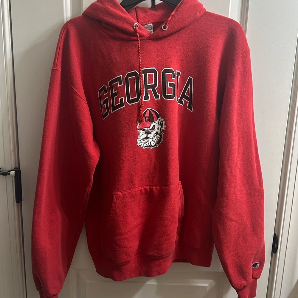 Champion Red Georgia Bulldogs Hoodie